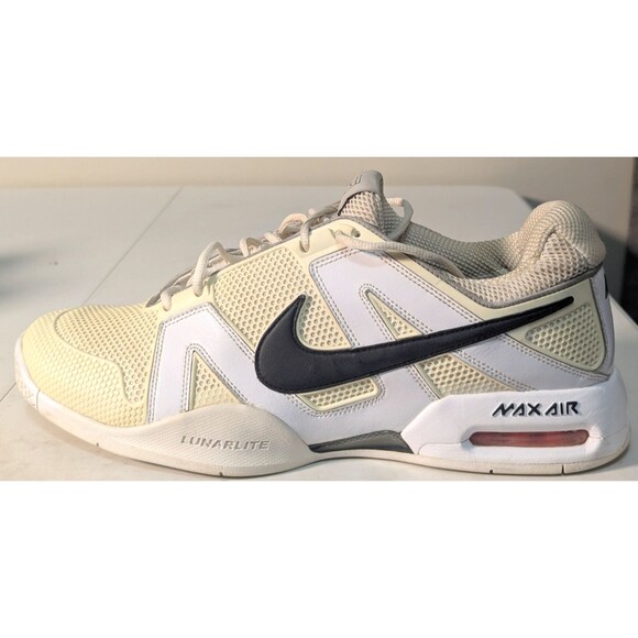 VTG Nike MaxAir Courtballistec 2.3 Men\'s Tennis Shoes Rafa Nada 14 Cream & White main image 6